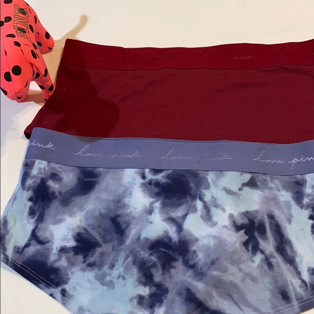 Bundle NWT VS Pink Logo BoyShorts Large - Picture 6 of 9